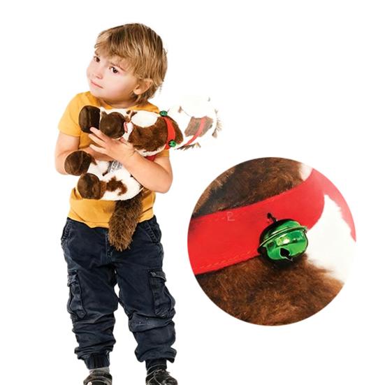 Spotted Electric Plush Horse Walking & Neighing Stuffed Animal Toy Realistic Cuddly Doll Birthday Gift for Kids And Toddlers