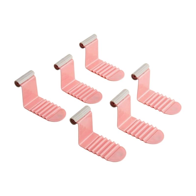 Pack of 6 Stylish Bed Sheet Clip for Securely Holding Elasticized Sheet Place Without Damage Easy Installion Deisgns