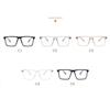 Übergroße quadratische Myopie-Brille Anti-Blaulicht Großer Rahmen Korrektionsbrille für Kurzsichtige 0 -0.5 -0.75 bis -6.0