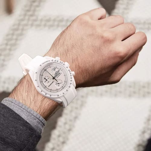 20mm Silicone Watch Band for Omega, Swatch, MoonSwatch, Speedmaster, Rolex, and Seiko. Waterproof and Sweatproof.