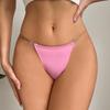 Seamless Low-Rise Ice Silk Women's Panties - Breathable, Anti-Clamping, Thin Summer Design