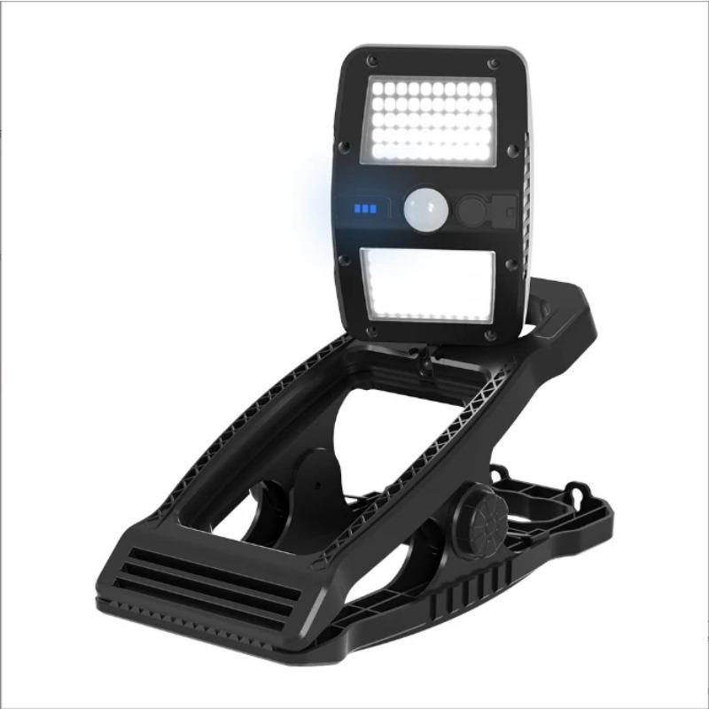 Motion Sensor Solar Outdoor Lights 360 Degree Rotatable Solar Security Light IP65 Waterproof Motion Sensor Clip Lamp For Porch