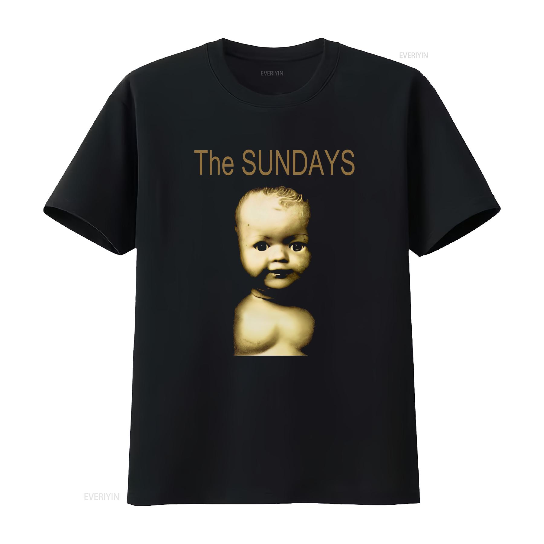 

The Sundays T Shirt vintage Washed fashion designer clothes graphic Comfortable Soft Versatile Unisex homme Stretched Casual 4XL