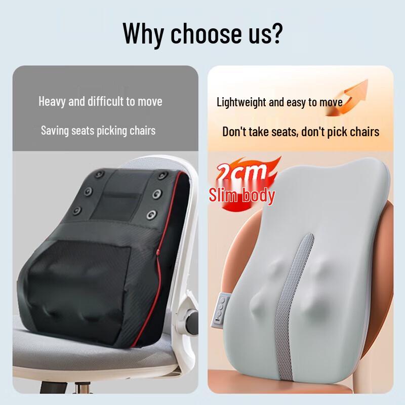 MINISO Lumbar Back & Neck Massager Cushion with Heat