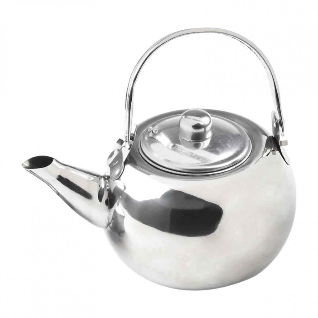 Sturdy Stainless Steel Kettle Perfect for Camping and Hiking Trips