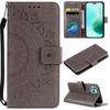 For Honor 400 Lite Stand Case Imprinted Totem PU Leather Wallet Phone Cover