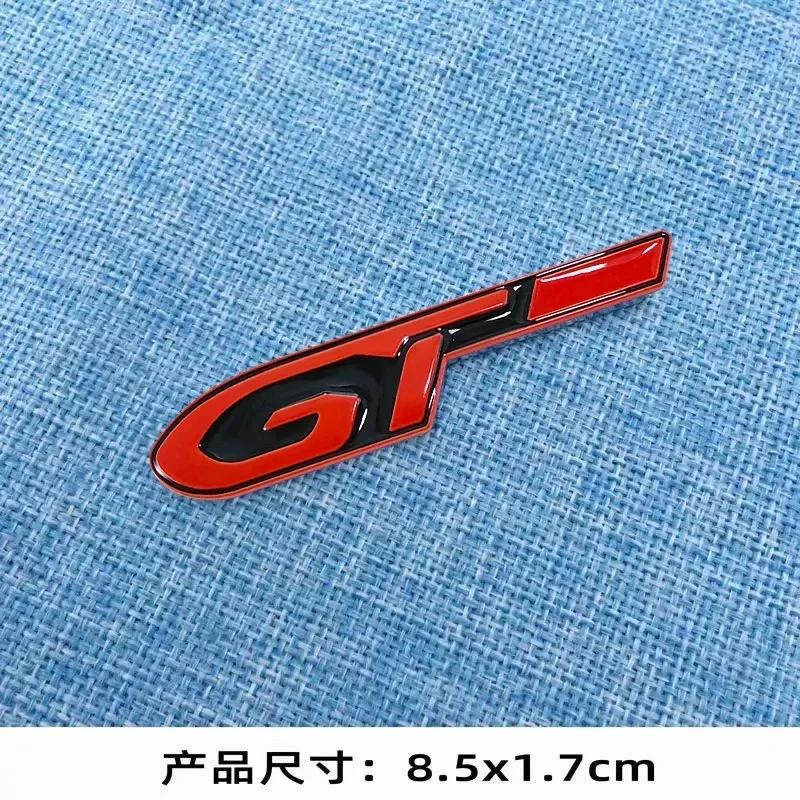 AHU1 3D Metal Car GTLINE Badge Trunk Fender Badge Sticker for Kia Sportage Ceed Picanto Rio ProCeed Niro 5 3 4 K7 K5 K8 K3 Ray K9