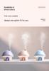 Mushroom House USB Humidifier with Sunset Lamp - Large Capacity Mist for Bedrooms and Offices
