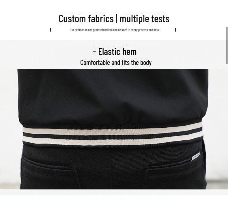 Men's Stand-Up Collar Casual Jacket - Youth Student Spring/Autumn Thin Baseball Style