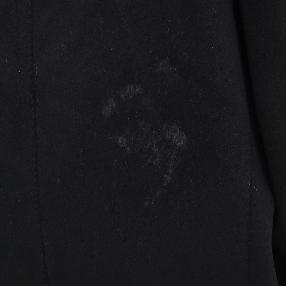 US NAVY Vintage Melton Pea Coat Dark Blue Men's Used