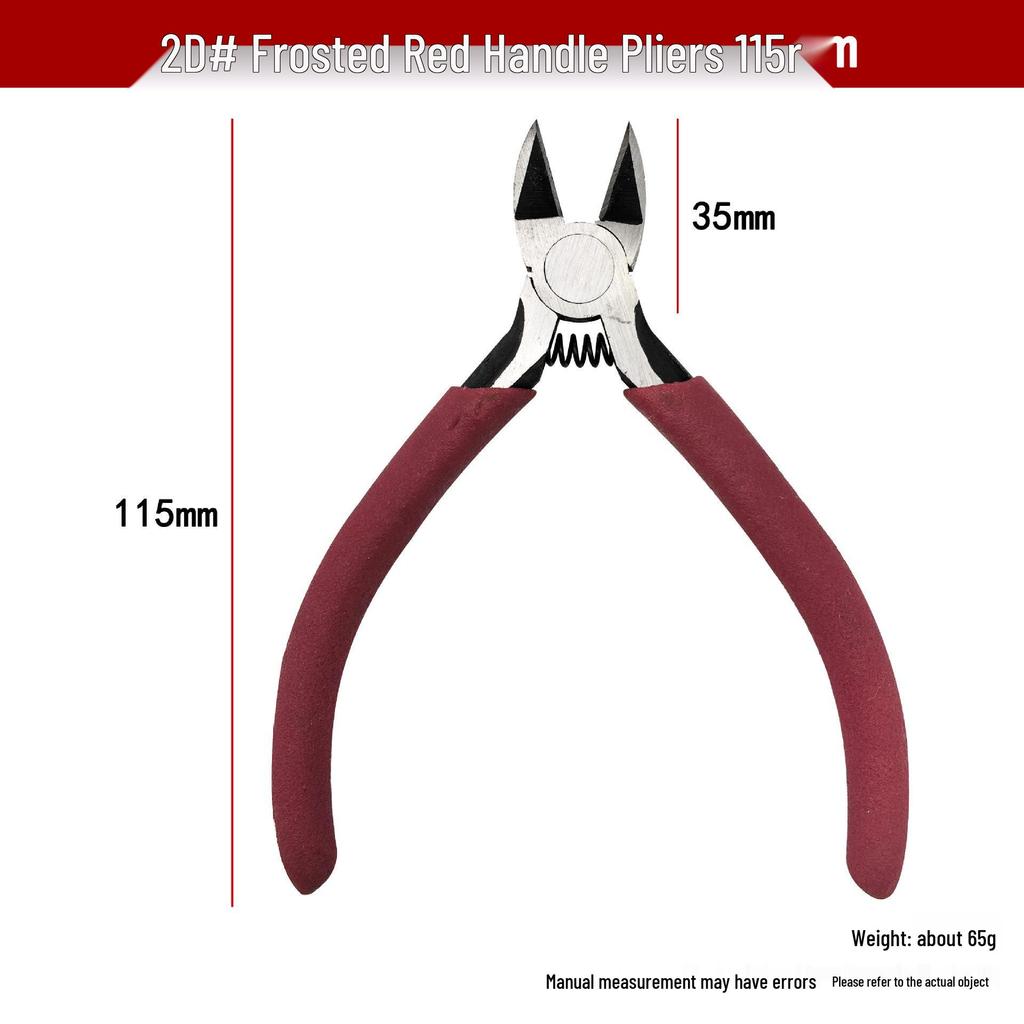 Precision Angled Industrial Wire Cutters: High-Hardness Manual Pliers for DIY & Electronic Components