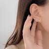Fan-shaped Pearl Earrings Are Small and Simple and Niche Designs Everyday and Versatile Fashion