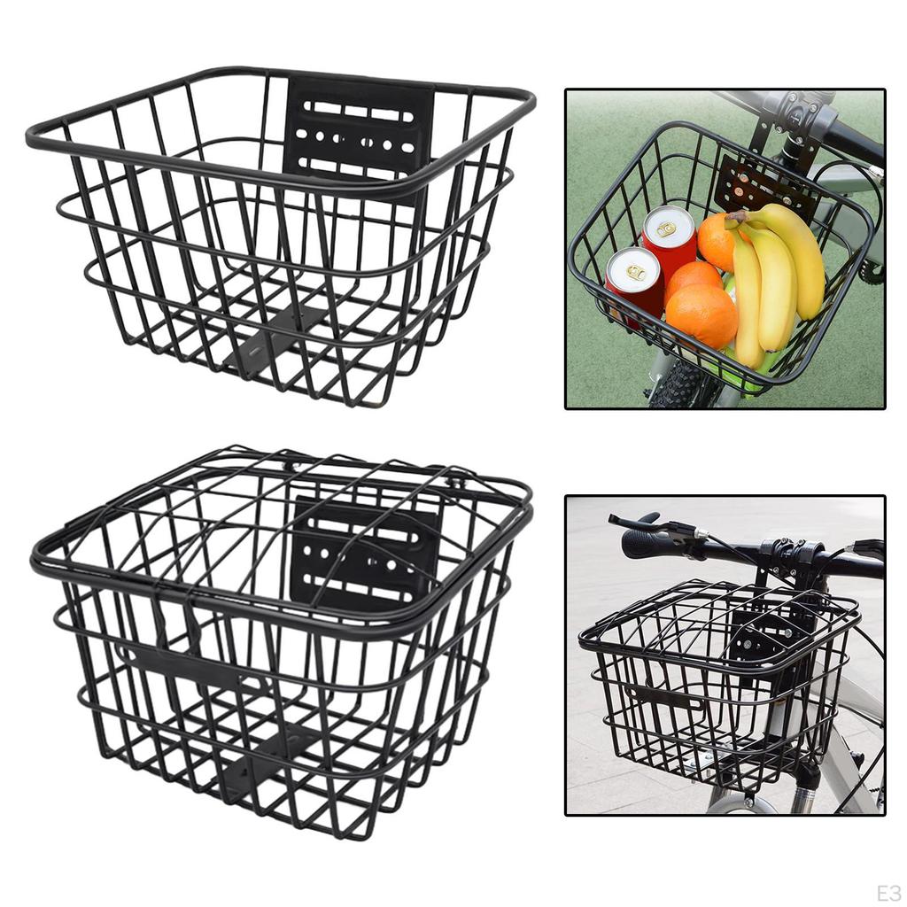 Kinder Fahrradkorb Vorne Deko Kinderfahrrad Leicht Vielseitige Aufbewahrung Eisendraht für Jungen