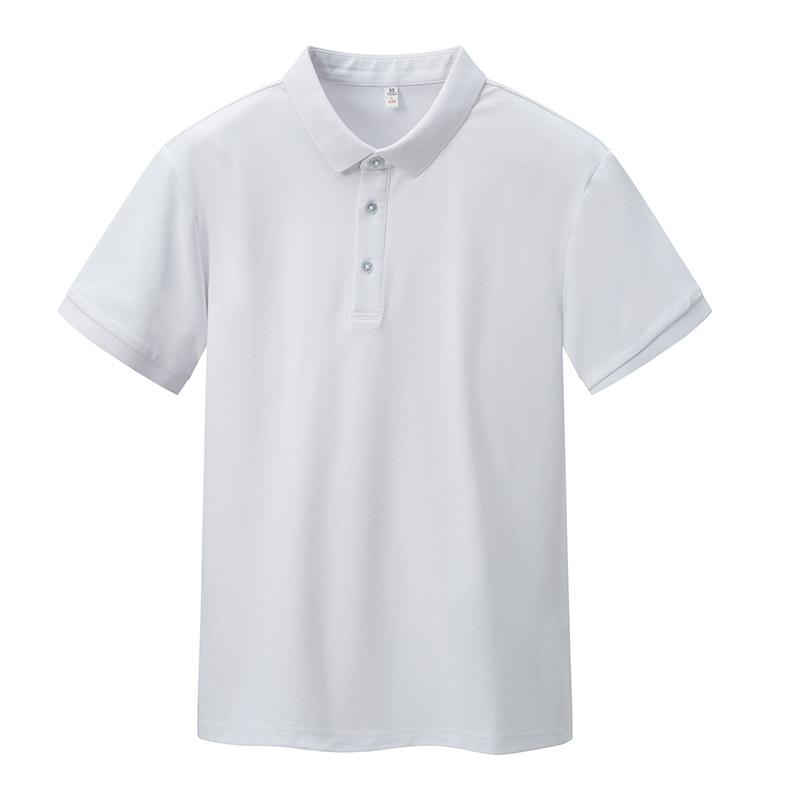 Antibacterial short-sleeved polo shirt printed logo work clothes group clothes advertising shirt new embroidered men's and women's PO summer