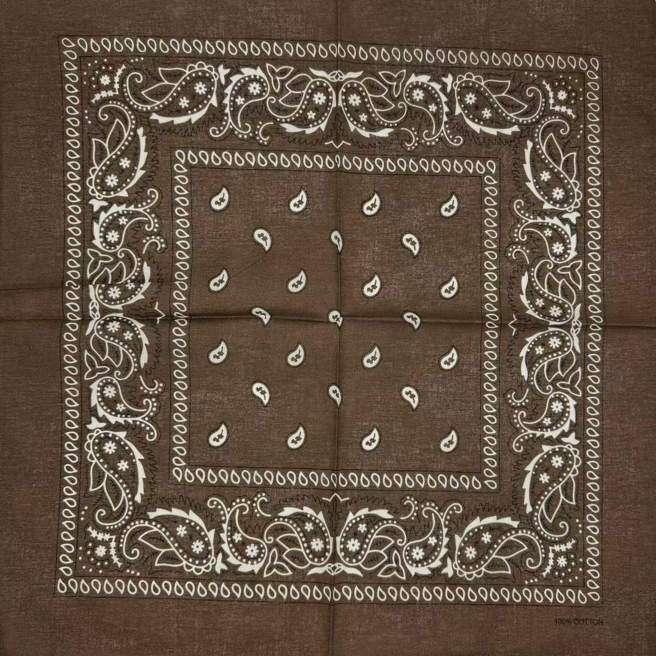 

Cotton Paisley Headscarf and Cycling Mask 55*55cm