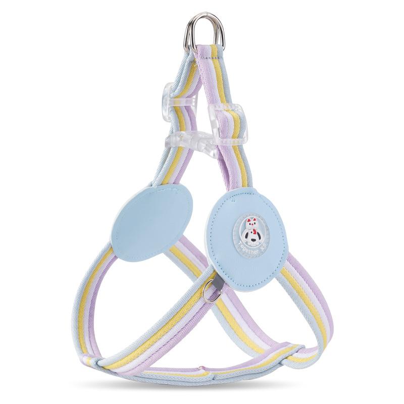 

Новая Y-образная шлейка не стесняет шею, взрывозащищенный и не рвущийся двойной поводок для питомцев XS [Recommended bust size 29-36CM]