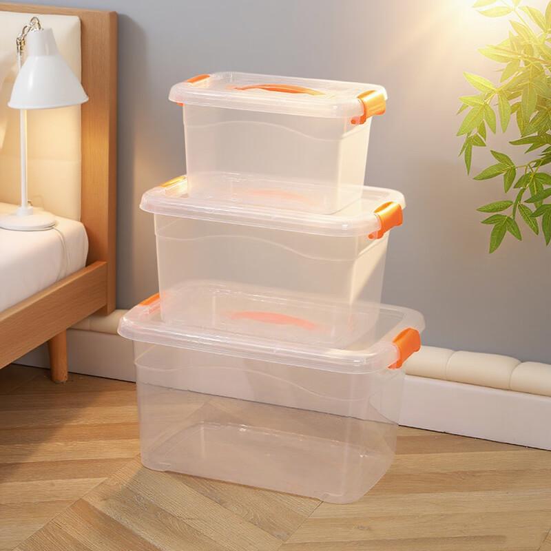 Transparente Hand-Aufbewahrungsbox aus Kunststoff