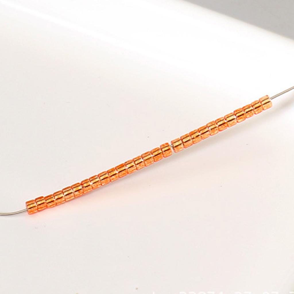 10 szt. Ulepszone igły do koralików z haczykiem do tworzenia biżuterii z drobnych koralików Seed Beads, gładkie nawlekanie, antypoślizgowy uchwyt