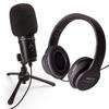 Zoom USB Condenser Microphone Set (Mic, Headphones, and Stand) - Official Japanese Product, USB Microphone for Game Commentary, VTuber Narration, ZUM-