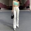 High Waist Flare Jeans Straight Leg Jeans Comfortable Jeans for Women Pants Elastic Denim Pant Trousers