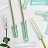 100/200Pcs PVC Flower Fresh-keeping Tube Cap Water Storage Tube Flower Arrangement Flower Water Tube Hydroponic Contain