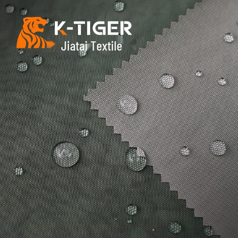 400D PU-Coated Nylon: Washed, Wrinkled, Water-Repellent, Soft Distressed Fabric