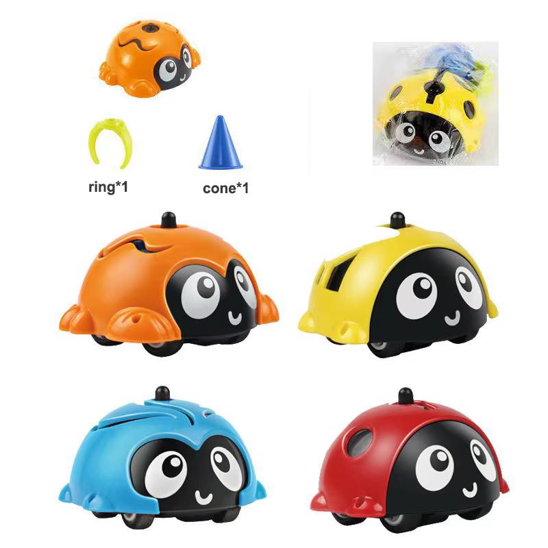 2025 New 4PCS Creative Fidget Spinner Toy Car Stunt Cartoon Gyro Inertial Gyro Chariot Decompression Toy Children s Toy Gift