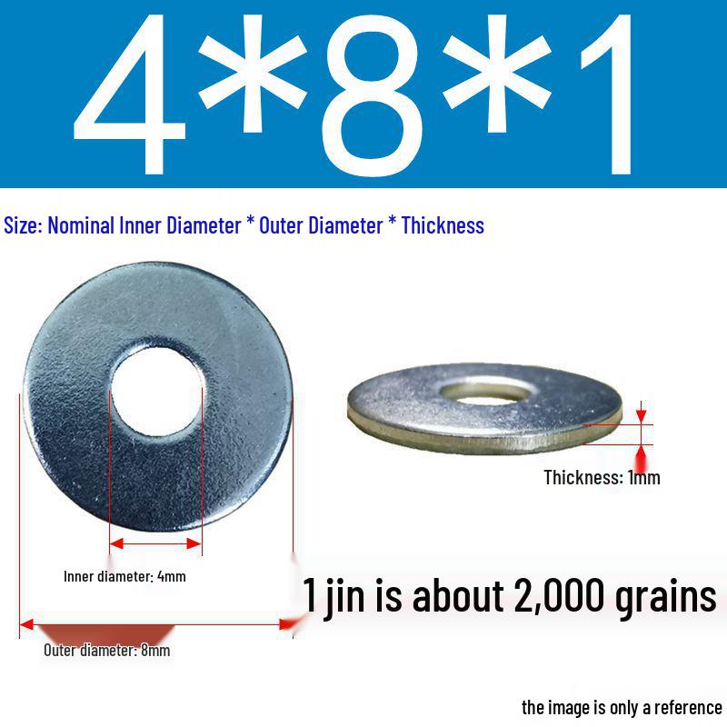 Galvanized Oversized Metal Washers M3-M60