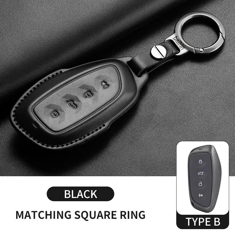 Interior Mouldings Car Key Case Cover Shell For Great Wall Haval 2022 Key Holder New Harvard Beast Cool Dog Car-Styling Keychain