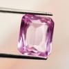Bague CERTIFIÉE Naturelle Rose Rubis 4 Carats Coupe Émeraude Rare Bague Taille Pierre Précieuse en Vrac