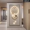 1 bucată de pictură decorativă pe pânză modernă, minimalistă, stil lux ușor, fără ramă, suspendată, cu lumină LED, copac al bogăției, elan p