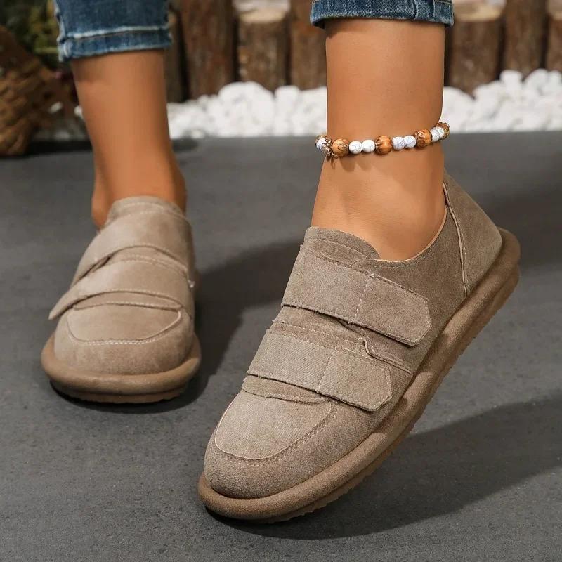 Fashion Women's Shoes 2024 High Quality Basic Women's Flats Fashion Sewing Daily Flats Women Hot Sale Round Toe Light Casual Flat Shoes