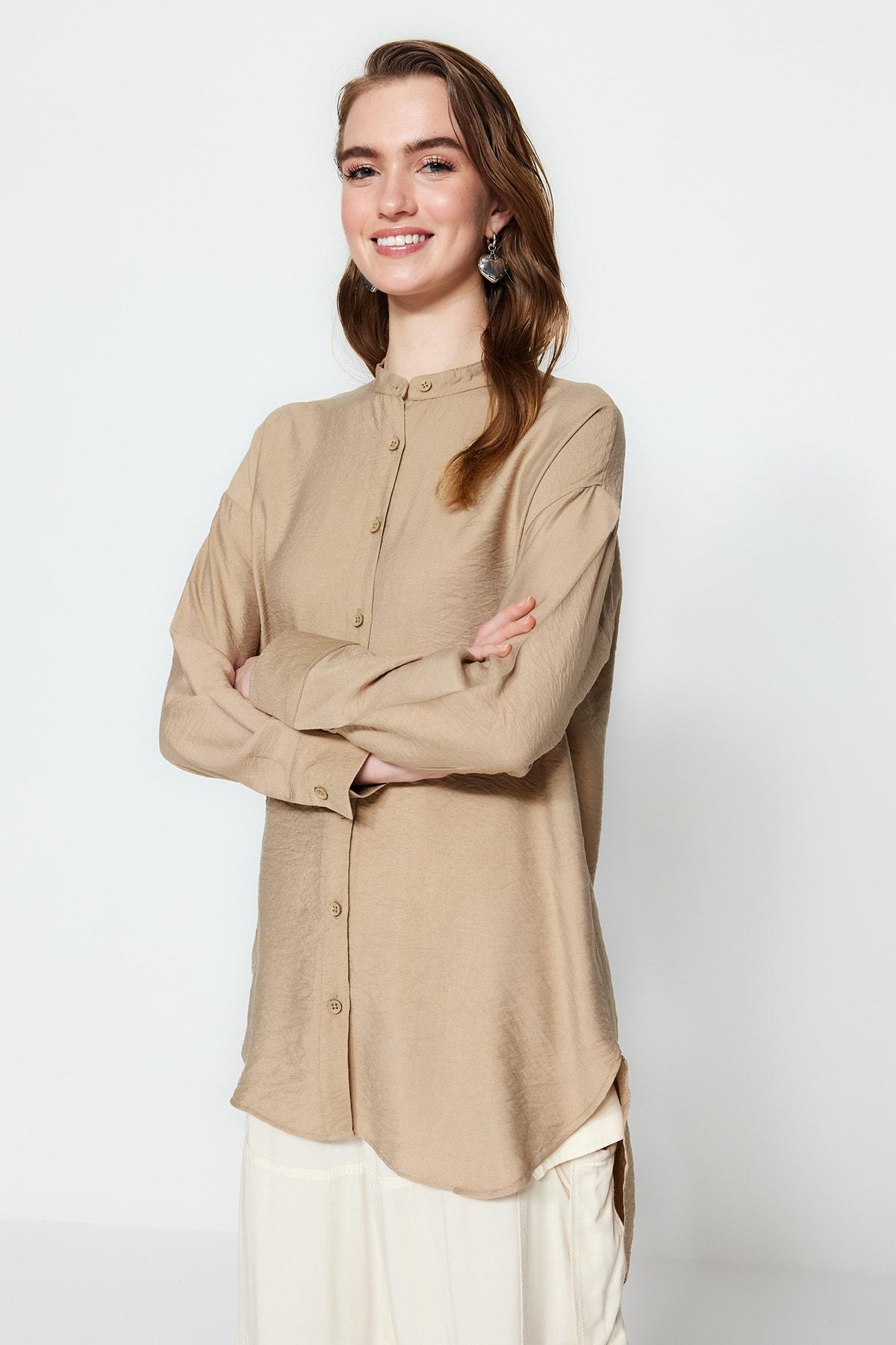 

Рубашка - Бежевая - Классический крой