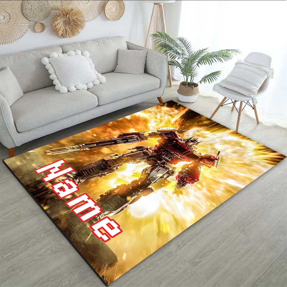 Love Transformers (5) Customize your name rug, office chair cushion, home bedroom living room gift.