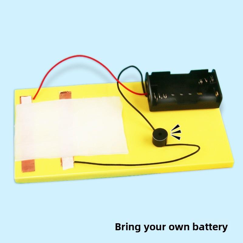 

Science Experiment Diy Rain Alarm Kit With Physics Materials For Childrens Educational Activity