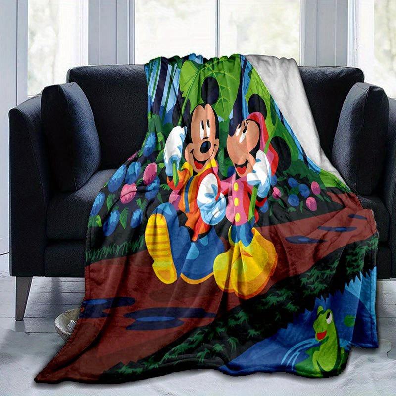 Mickey und Minnie Cartoon-Decke: Entzückend, Warm und Perfekt für die Heimdekoration Wohnzimmer, Reisen und Alle Jahreszeiten Weihnachtsdekoration