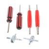 6Pcs Multi Function Valve Core Remover Tool Tire Repair Tool  For  Cars Trucks Motorcycles Bicycles