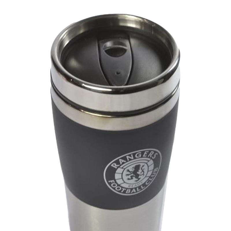 Rangers FC Executive Metallic Travel Handleless Mug