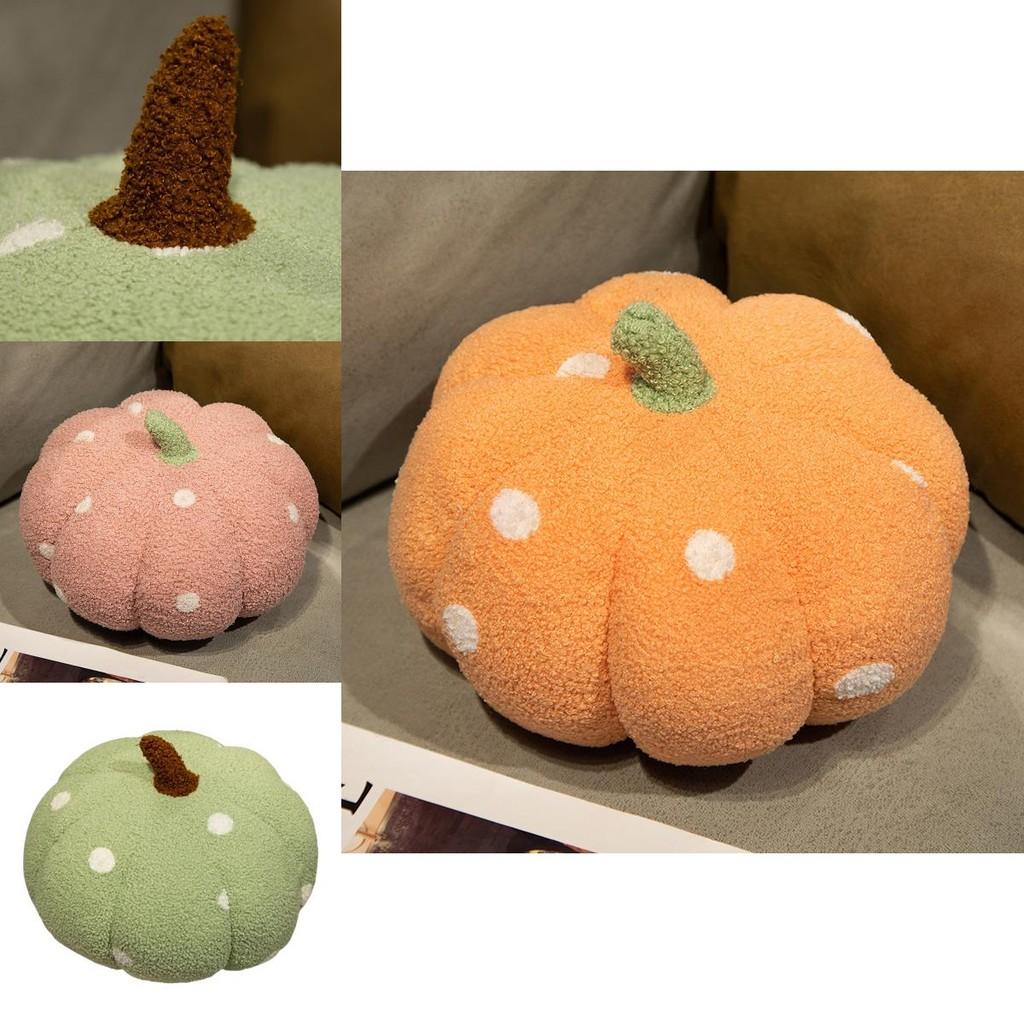 Nordic Style Plush Polka Dot Vegetable Shaped Cushion For Home Decoration