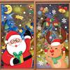 Christmas Window Stickers Santa Claus Snowflake DIY Wall Decal 2025 Christmas Decorations For Home New Year Ornaments Gift