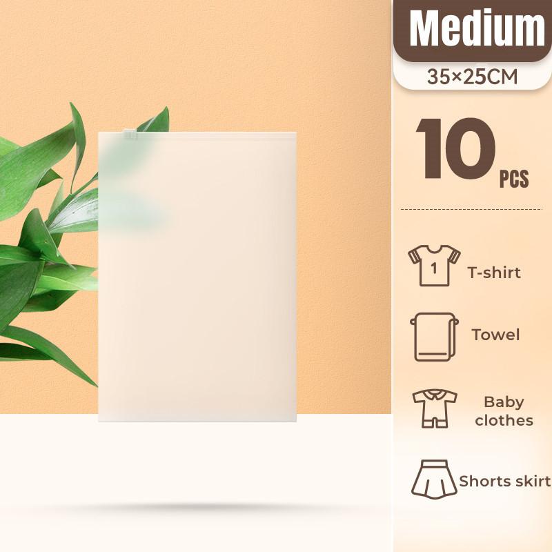 10Pcs Reise Lagerung Taschen Reusable Multifunktionale Kunststoff Zipper Taschen Wasserdichte Lagerung Beutel