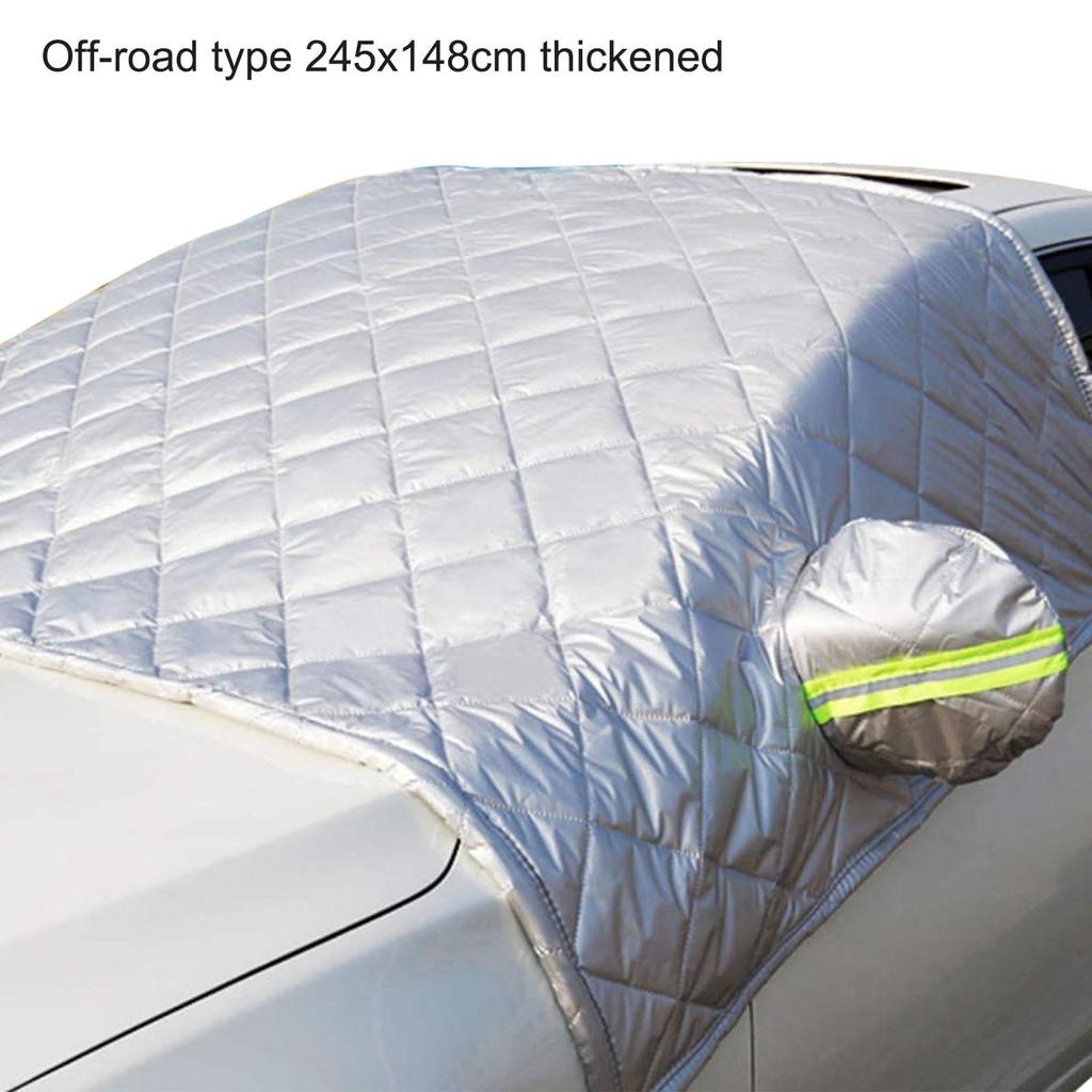 Car Front Windshield Snow Cover Winter Thickened Snow Cover Sunshade Auto Exterior Accessories