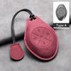 Leather Car Remote Key Case Cover for Xiaopeng Xpeng P5 P7 G3 G6 G9 G3i 2021 2022 Car Key Fob Shell Holder Keychain Accessories