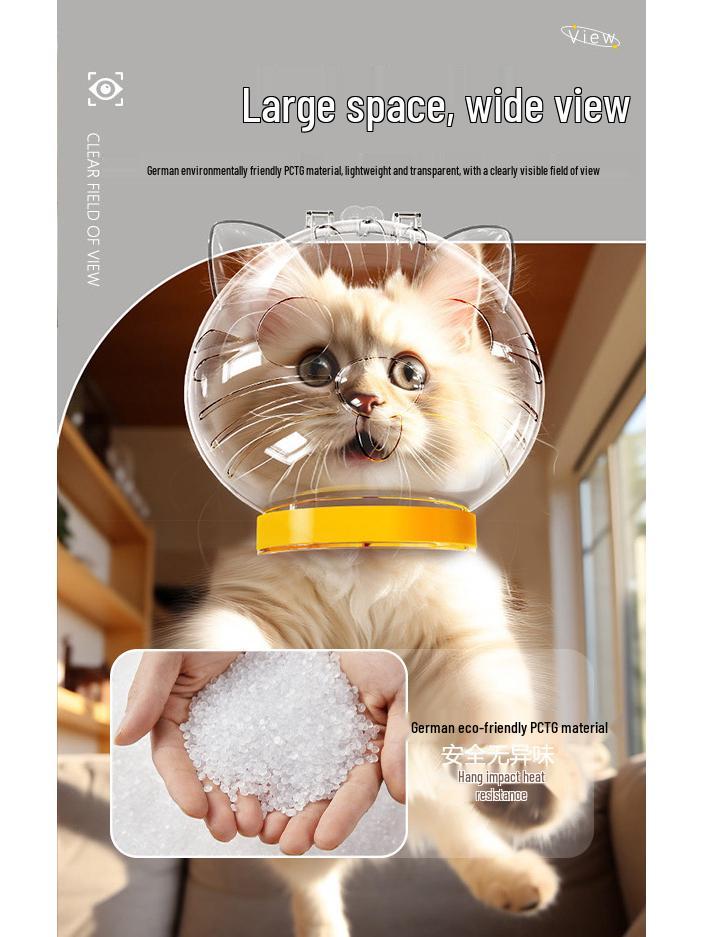Transparent Outdoor Cat Muzzle: Anti-Scratch, Breathable, Anti-Bite Protective Cover