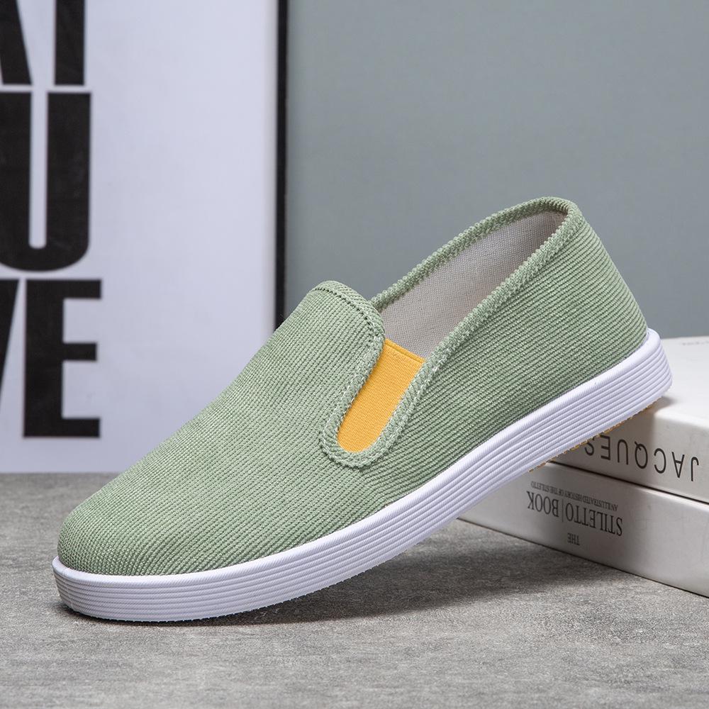 Herren Trendige Rutschfeste Cord-Slipper Arbeitsschuhe