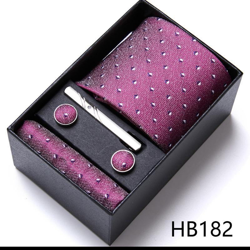 Men's Six-Piece Tie Set for Business or Wedding