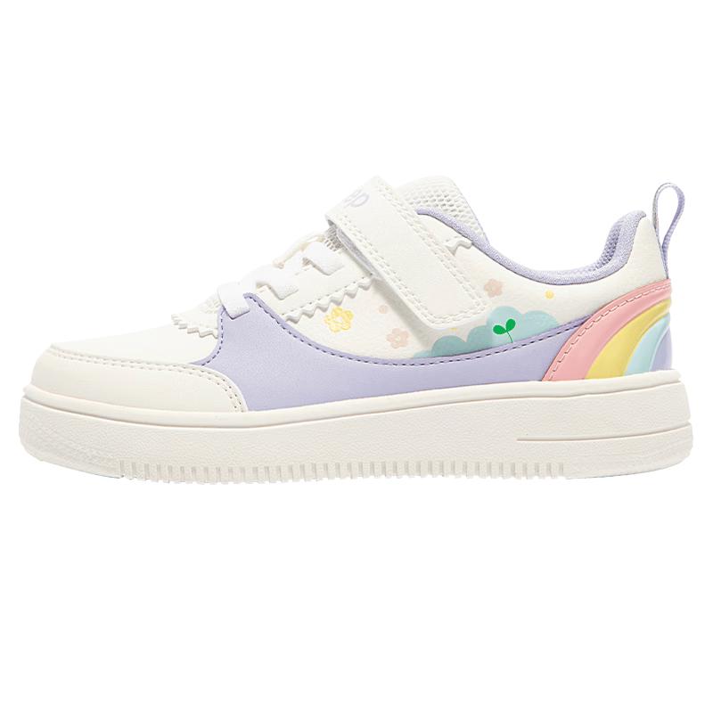 XTEP Girls Velcro Strap Casual Board Shoes 30