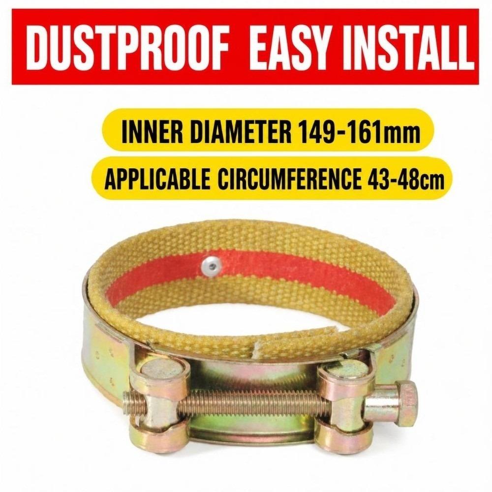 Thick Excavator Dust Boot Wear Proof Grease Isolate Pin Joint Dust Guard Clamp Lock Easy Mount Heavy Machinery Seal Cap
