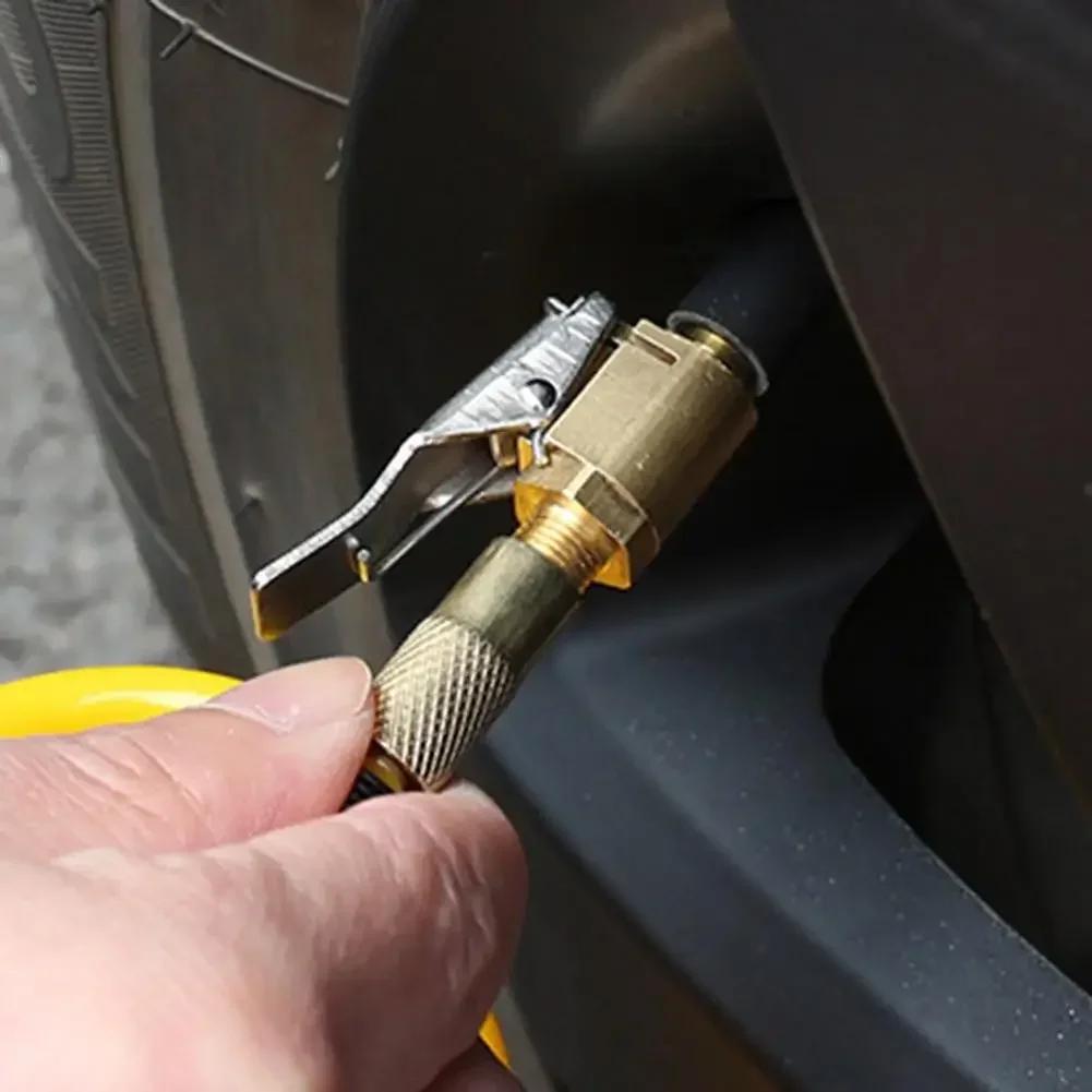 Tire Pump Nozzle Car Iatable Quick Connector Air Pump Thread Nozzle Car Tire Inflator Compressor Deflated Valve Adapter