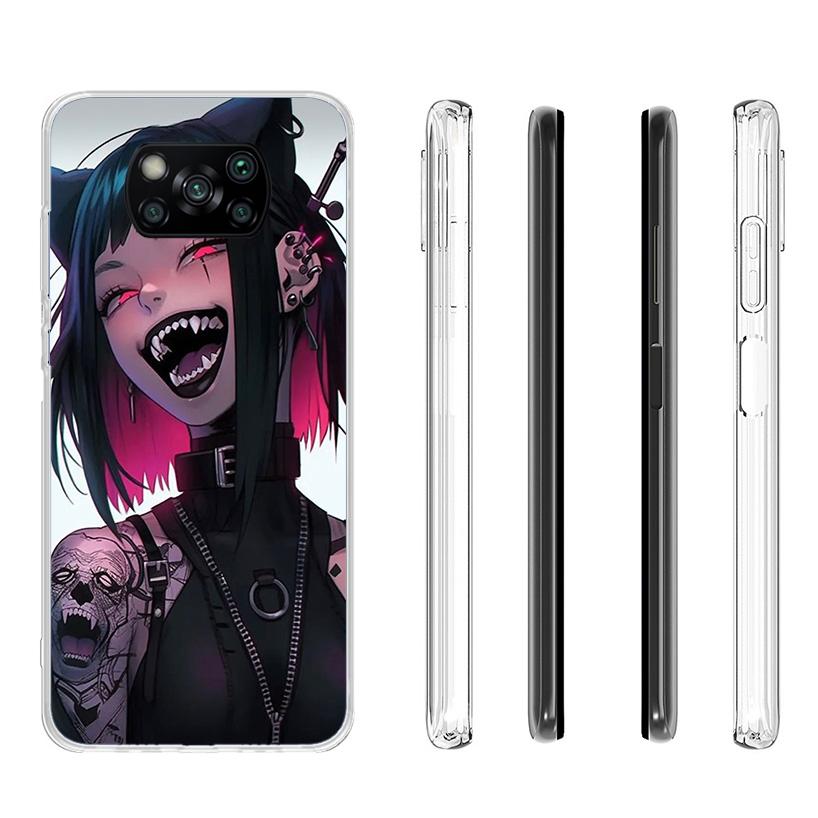 Crazy Gothic Japan Anime Girls Phone Case For Xiaomi Poco F7 Ultra X7 X6 Pro X5 Redmi 15 15C 13 13C 12 12C 10 10A 10C 9 9A 9C 9T